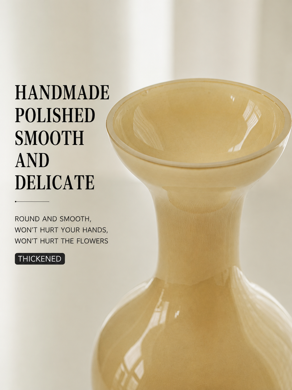 French-style glass vase arrangement